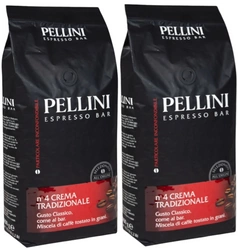 Kawa Ziarnista Pellini N°4 Crema Tradizionale 2x1kg